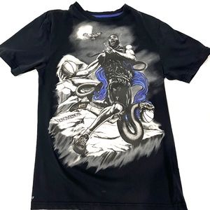 NIKE Dri-Fit Kobe Bryant Venomenon Black/Purple Short Sleeve T-Shirt - Size S